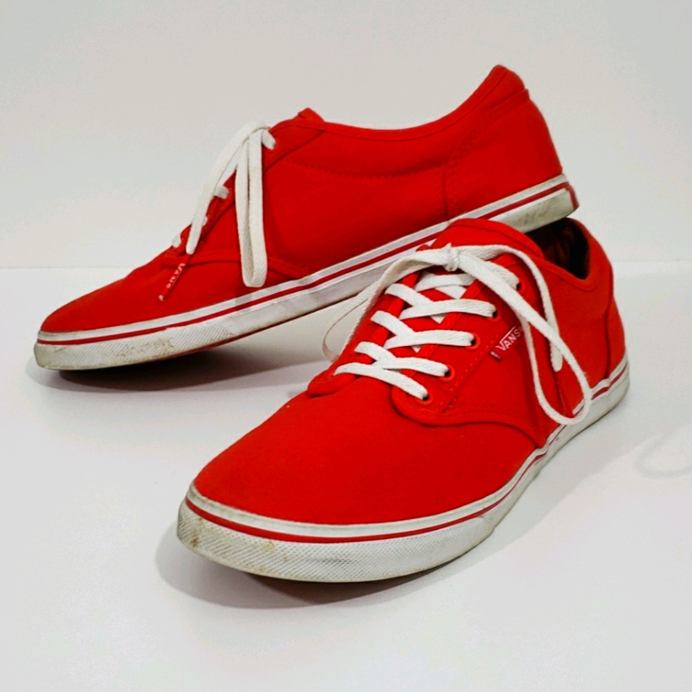 Red women's vintage vans